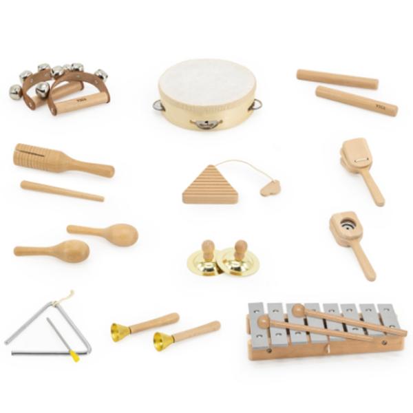 Набор музыкальных инструментов VIGA Musical activity board 1.5 года / Wood photo 2