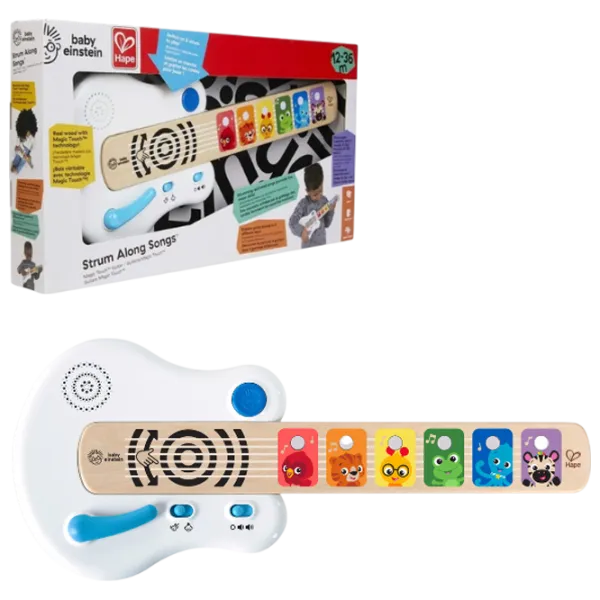 Chitară Hape Strum Along Songs 3 ani / White photo 3