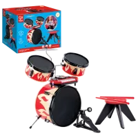 Барабан Hape Cool Beats 3 года / Красный