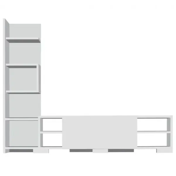 Комплекты ТВ-зона Trendy Pera 120 см x 30 cм x 160 см / Белый photo 1