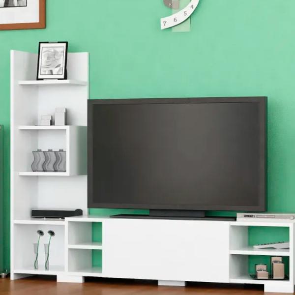 Комплекты ТВ-зона Trendy Pera 120 см x 30 cм x 160 см / Белый photo 2