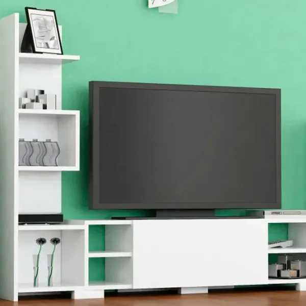 Комплекты ТВ-зона Trendy Pera 120 см x 30 cм x 160 см / Белый photo 4