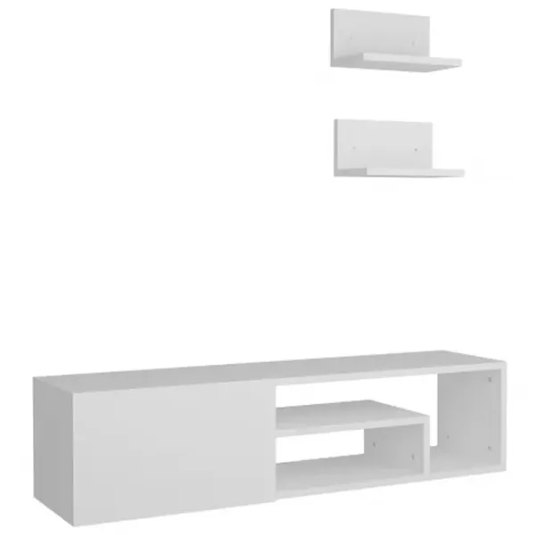 Seturi zona TV Trendy Zeplin 29.3 cm x 30 cm x 120 cm / White photo 1