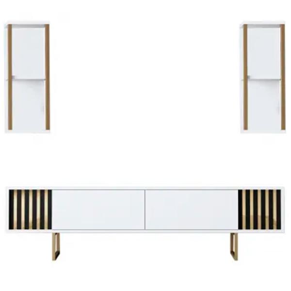Комплекты ТВ-зона Trendy Gold Line 48 см x 30 cм x 180 см / Белый photo 6