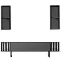 Комплекты ТВ-зона Trendy Chrome Line 48 см x 30 cм x 180 см / Antracit photo 6