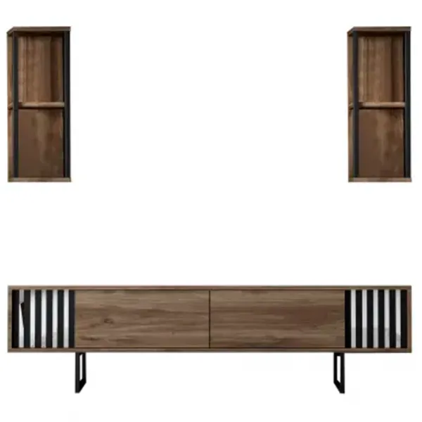 Комплекты ТВ-зона Trendy Chrome Line 48 см x 30 cм x 180 см / Коричневый photo 6
