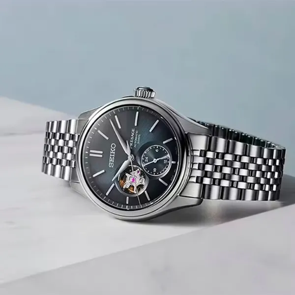 Ceas de mână pentru bărbați Seiko SPB527J1 Mecanic / 40 mm photo 3