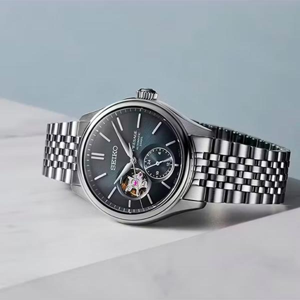 Ceas de mână pentru bărbați Seiko SPB527J1 Mecanic / 40 mm photo 3