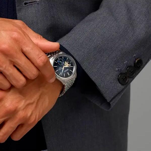 Ceas de mână pentru bărbați Seiko SPB527J1 Mecanic / 40 mm photo 4