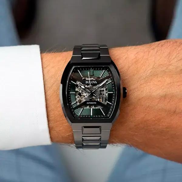 Ceas de mână pentru bărbați Bulova 98A321 Mecanic / 40 mm photo 2