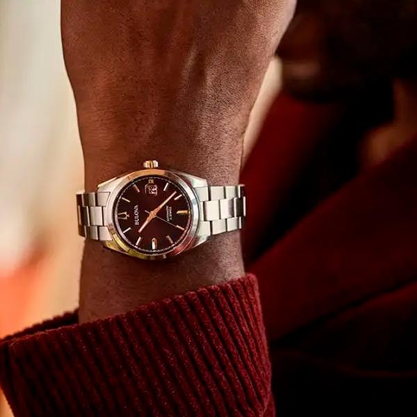 Ceas de mână pentru bărbați Bulova 98B422 Mecanic / 39 mm photo 2