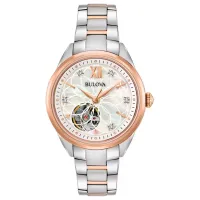 Ceas de mână pentru femei Bulova 98P170 Mecanic / 34 mm