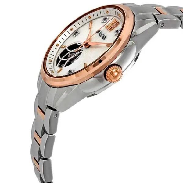 Ceas de mână pentru femei Bulova 98P170 Mecanic / 34 mm photo 3