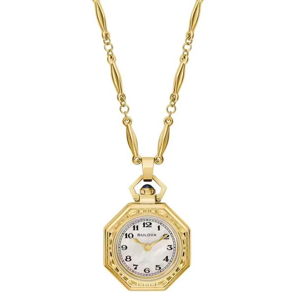 Ceas de buzunar pentru femei Bulova 97L182 Cuarț / 25 mm photo 1
