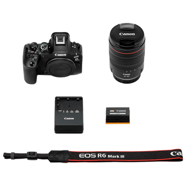 Cameră foto Canon EOS R6 Mark III & RF 24-105mm f/4 L IS USM KIT Kit CMOS/ Black photo 6