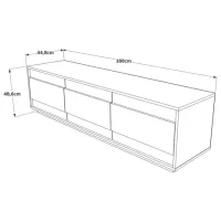 Тумба под телевизор Trendy FR4-AW 48.6 x 180 x 44.8см / ДСП photo 6