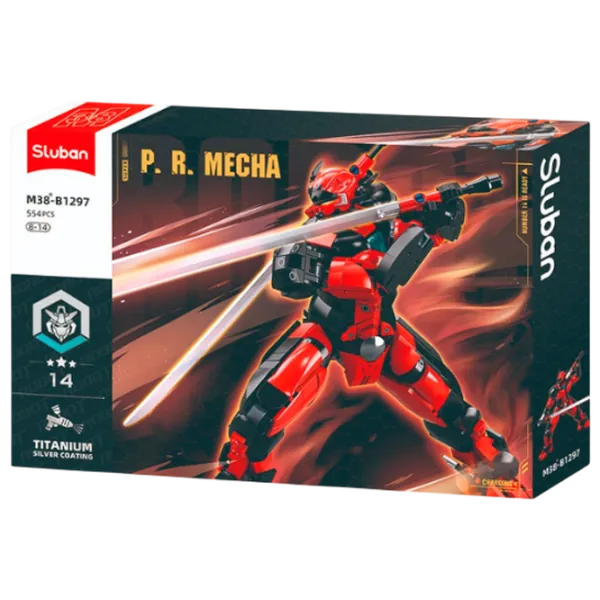 Constructor Sluban Robot Ninja Robot/ Red photo 1