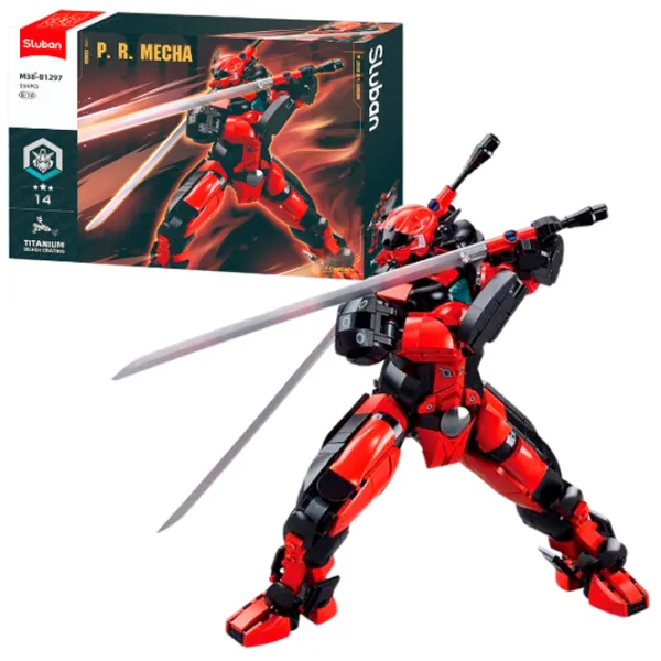 Constructor Sluban Robot Ninja Robot/ Red photo 2
