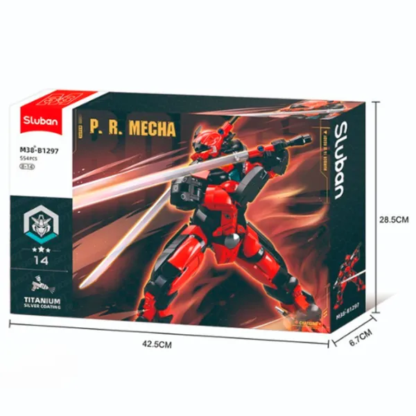 Constructor Sluban Robot Ninja Robot/ Red photo 6