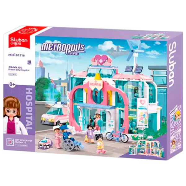 Constructor Sluban Spitalul municipal central Clasic/ Pink photo 1
