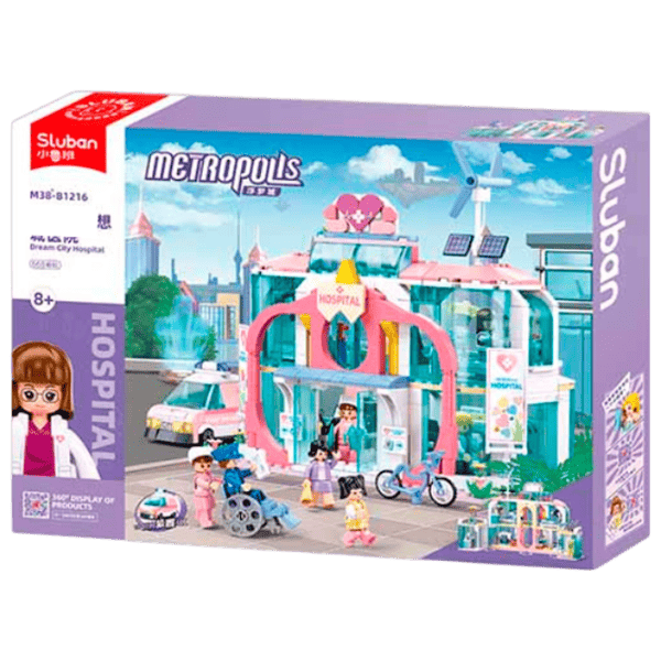 Constructor Sluban Spitalul municipal central Clasic/ Pink photo 1