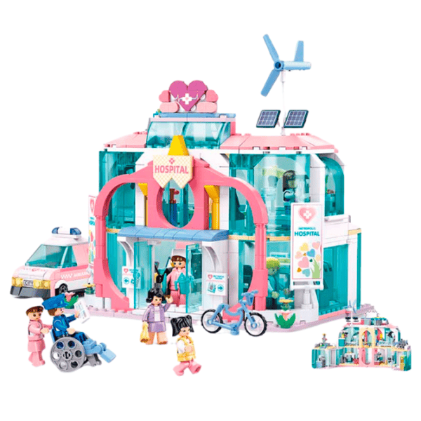 Constructor Sluban Spitalul municipal central Clasic/ Pink photo 3