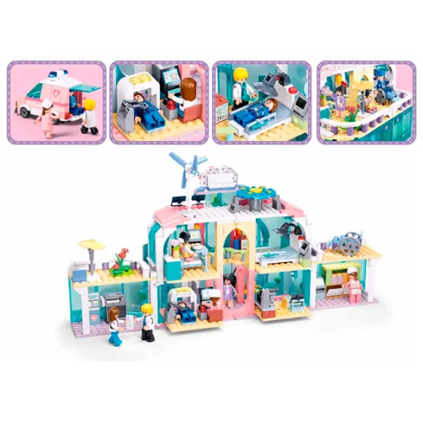 Constructor Sluban Spitalul municipal central Clasic/ Pink photo 5