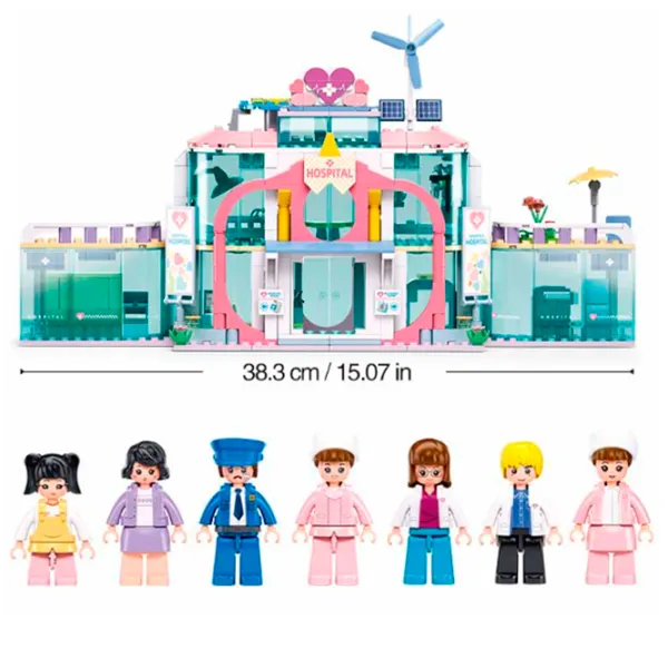 Constructor Sluban Spitalul municipal central Clasic/ Pink photo 6