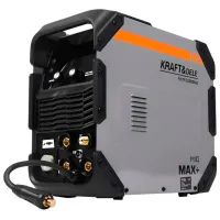 Сварочный аппарат Kraft&Dele KD3423 230 В полуавтоматическая (MIG/MAG), ручная дуговая (MMA), аргонно-дуговая (TIG) / Серый