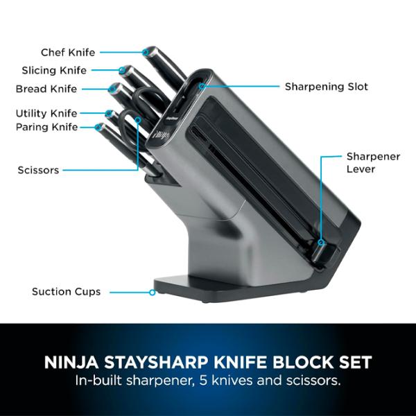 Набор ножей Ninja K32006UK Нержавеющая сталь / Серебряный photo 6