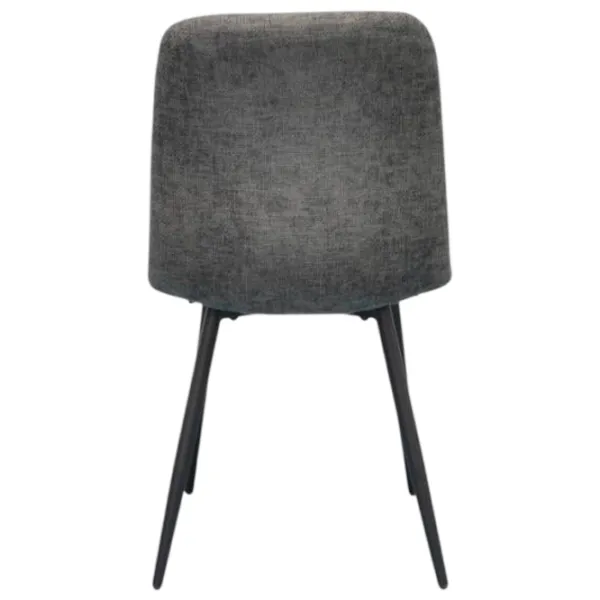 Scaun de bucătărie Evelin YTC-079B Stofă/ Dark Gray Black photo 2