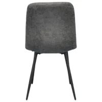 Scaun de bucătărie Evelin YTC-079B Stofă/ Dark Gray Black photo 2