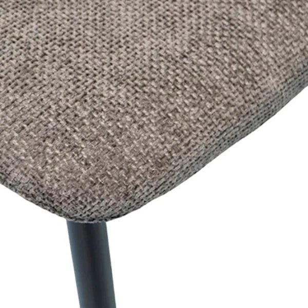 Scaun de bucătărie Evelin YTC-079B Stofă/ Dark Gray Black photo 3