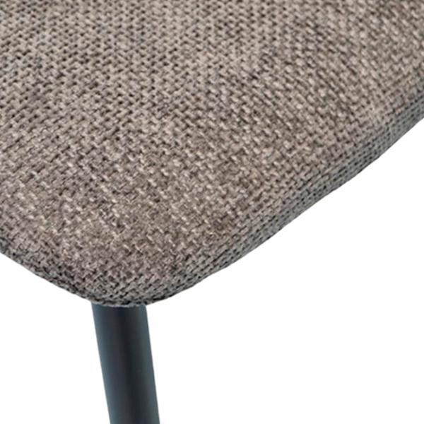 Scaun de bucătărie Evelin YTC-079B Stofă/ Dark Gray Black photo 3