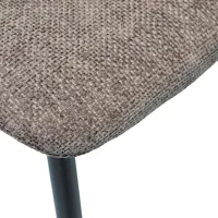 Scaun de bucătărie Evelin YTC-079B Stofă/ Dark Gray Black photo 3