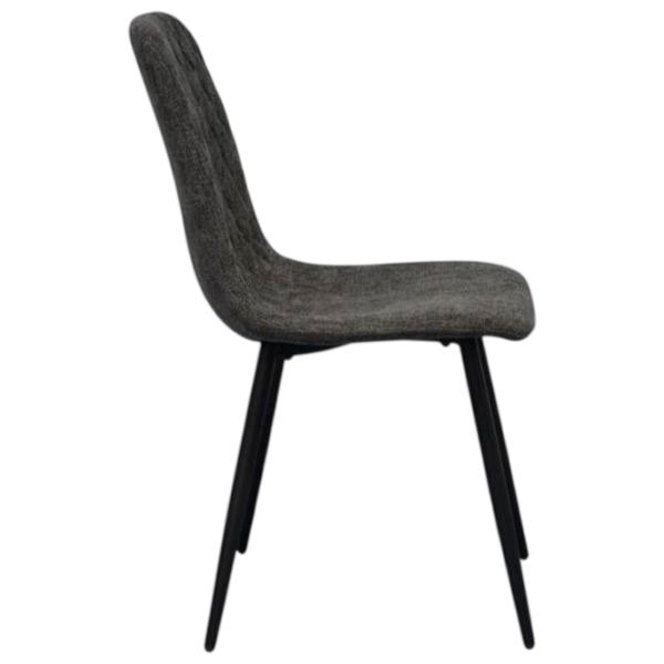 Scaun de bucătărie Evelin YTC-079B Stofă/ Dark Gray Black photo 5