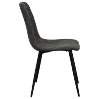 Scaun de bucătărie Evelin YTC-079B Stofă/ Dark Gray Black photo 5