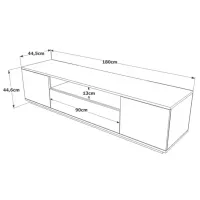 Comodă TV Trendy FR7-AA 44.6 x 180 x 44.5 / PAL photo 4