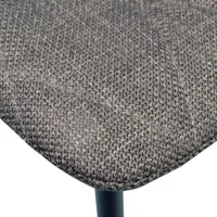Scaun de bucătărie Evelin YTC-080B Stofă/ Dark Gray Black photo 2