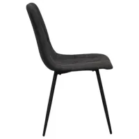 Scaun de bucătărie Evelin YTC-080B Stofă/ Dark Gray Black photo 4