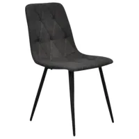 Scaun de bucătărie Evelin YTC-080B Stofă/ Dark Gray Black photo 5