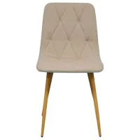 Кухонный стул Evelin YTC-080WO Ткань/ Light Beige Желтый