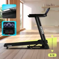 Bandă de alergat Zipro Luma 12 km/h / 120 kg / Black photo 8