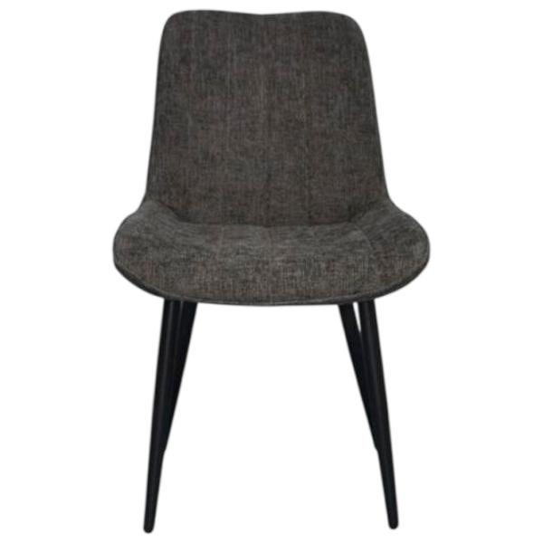 Scaun de bucătărie Evelin YTC-055B Stofă/ Dark Gray Black photo 1