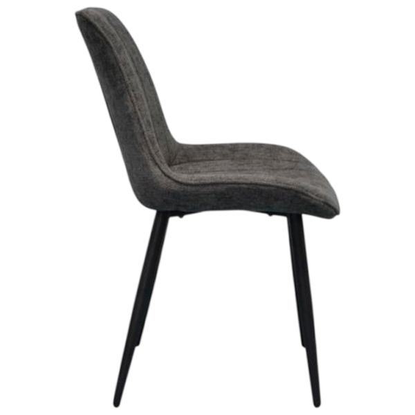 Scaun de bucătărie Evelin YTC-055B Stofă/ Dark Gray Black photo 2