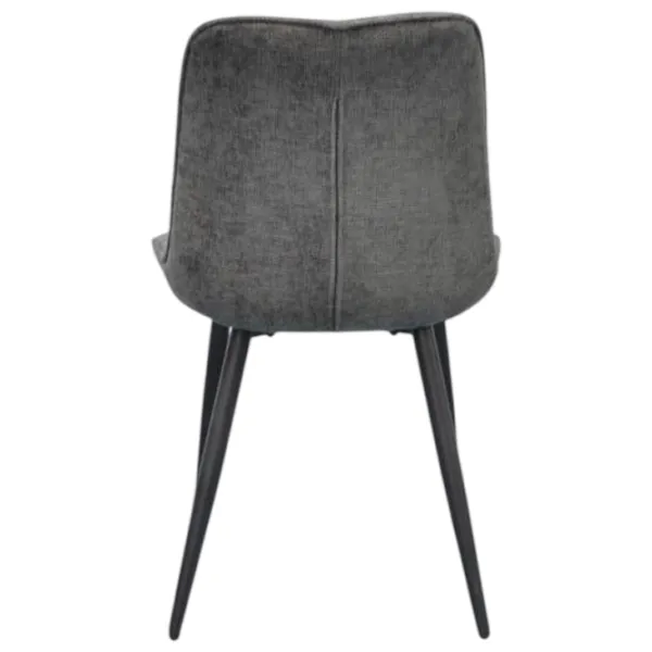 Scaun de bucătărie Evelin YTC-055B Stofă/ Dark Gray Black photo 3