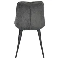 Scaun de bucătărie Evelin YTC-055B Stofă/ Dark Gray Black photo 3