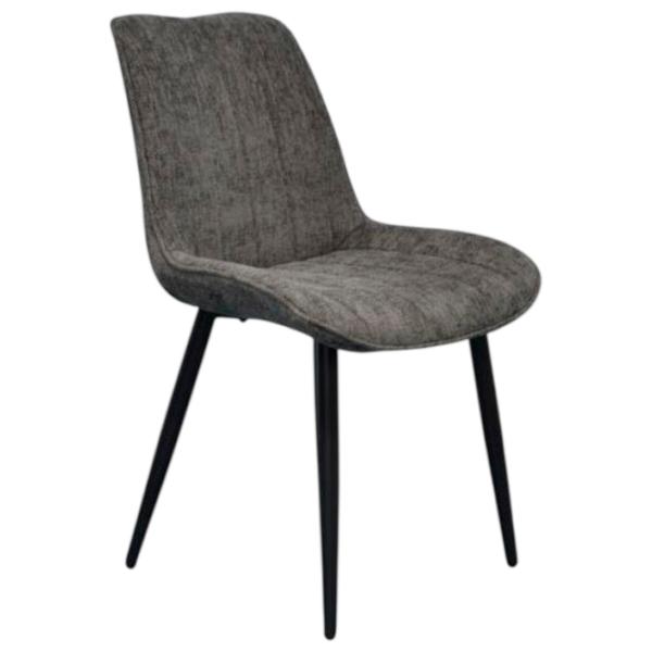 Scaun de bucătărie Evelin YTC-055B Stofă/ Dark Gray Black photo 4