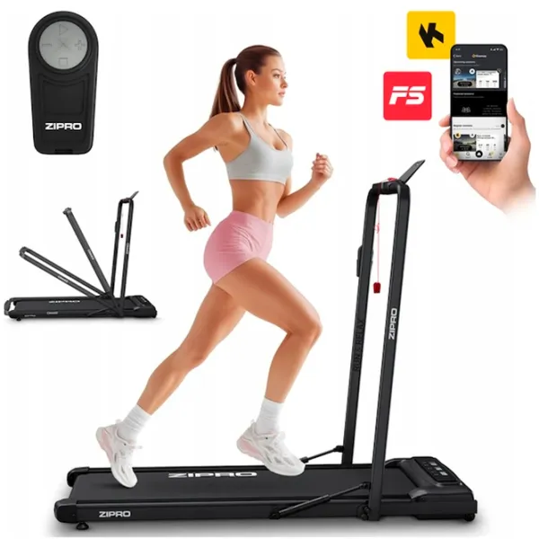Беговая дорожка Zipro Newlite 12 км/ч / 110 кг / Черный photo 2
