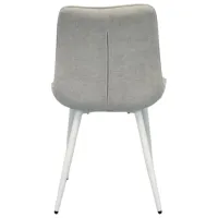 Scaun de bucătărie Evelin YTC-055WH Stofă/ Light Gray White photo 3